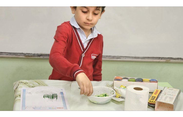 ماهرشو نقاشی با چنگال 3