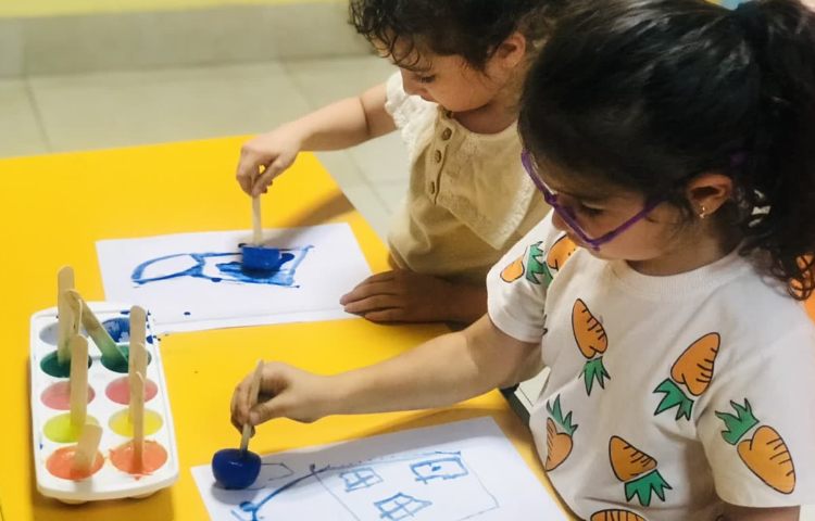 ماهرشو ( نقاشی با یخ های رنگی) 3