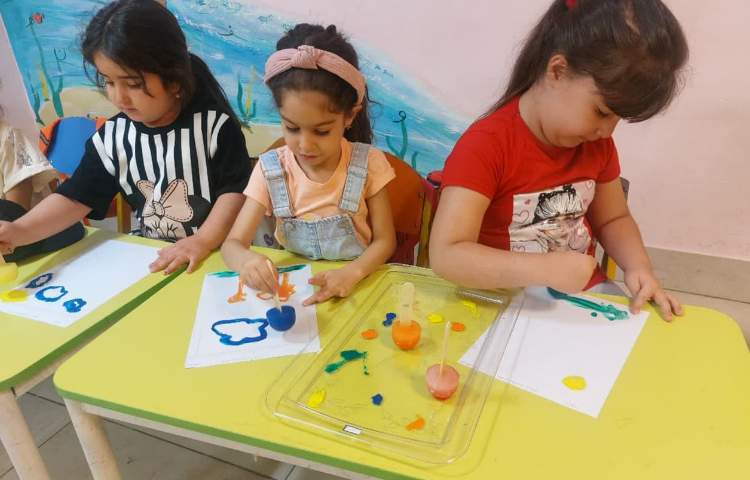 ماهرشو: نقاشی با یخ های رنگی 4