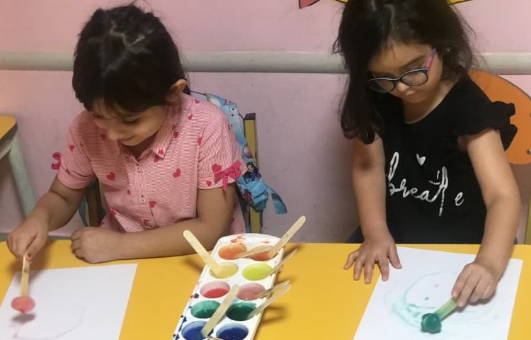 ماهرشو ( نقاشی با یخ های رنگی)