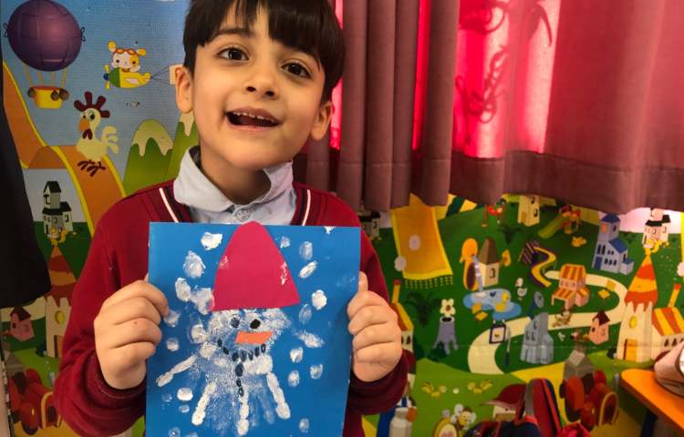 ماهرشو: چاپ با دست و درست کردن آدم‌برفی 4