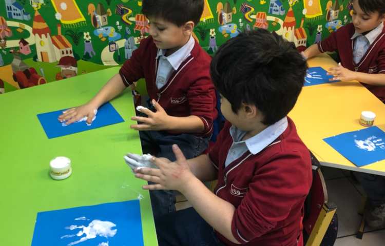 ماهرشو: چاپ با دست و درست کردن آدم‌برفی 6