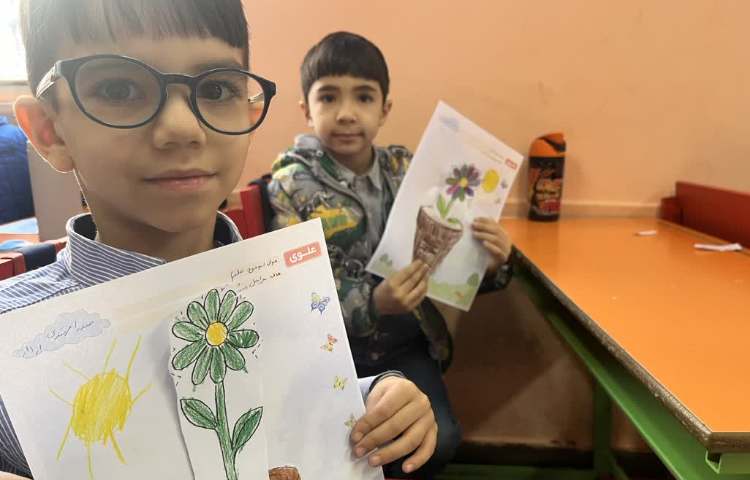 ماهرشو( کاردستی مراحل رشد گیاه) 1