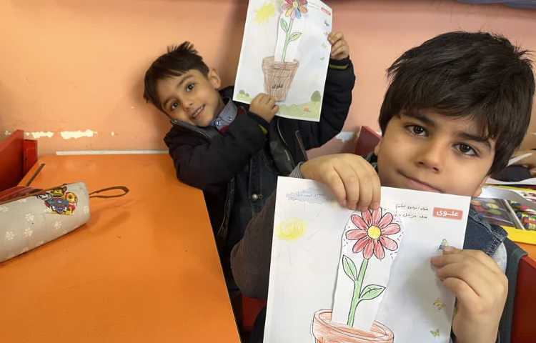 ماهرشو( کاردستی مراحل رشد گیاه) 2