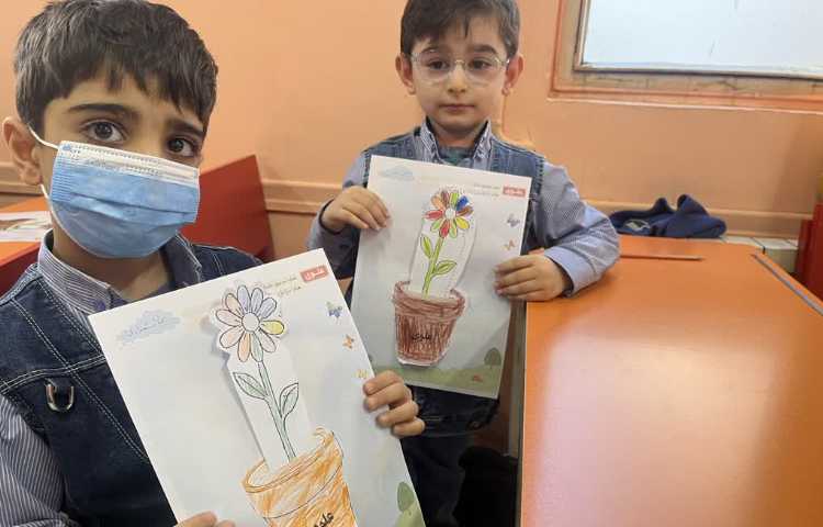 ماهرشو( کاردستی مراحل رشد گیاه) 3