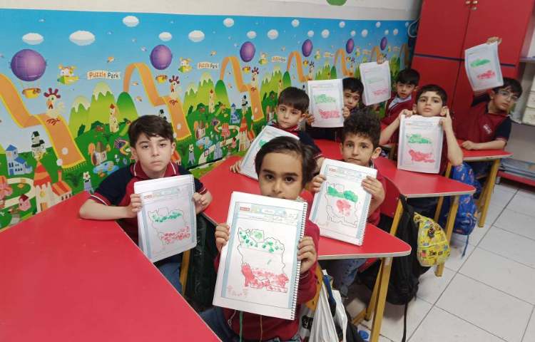 ماهر شو (رنگ آمیزی نقشه ی ایران) 4