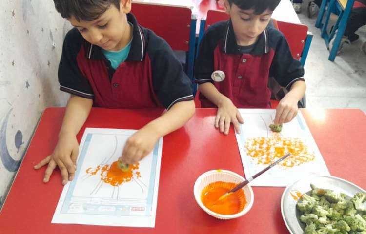 ماهر شو چاپ با گل کلم 1