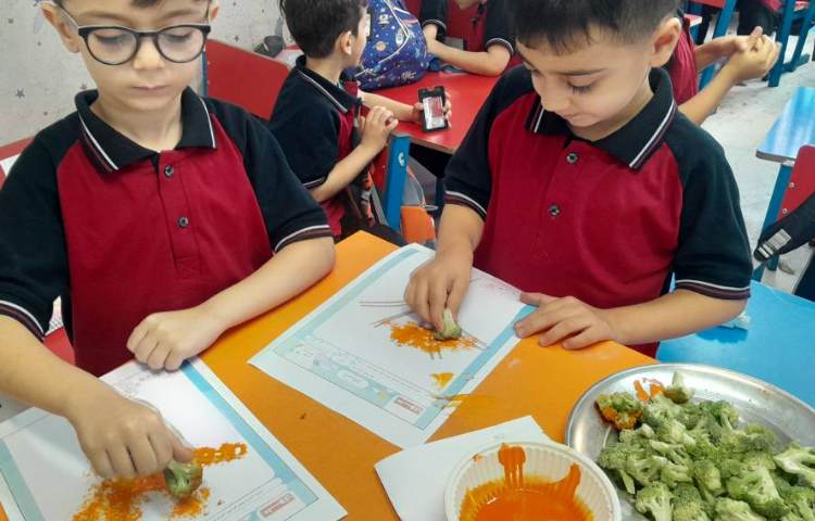 ماهر شو چاپ با گل کلم 3