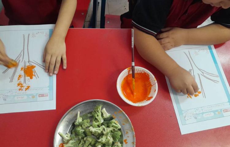 ماهر شو چاپ با گل کلم 5