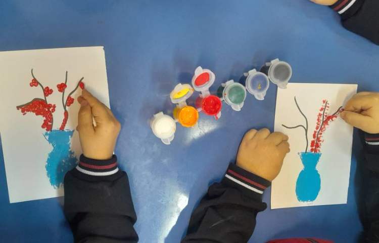 ماهر شو کار چاپ با گوش پاکن 4