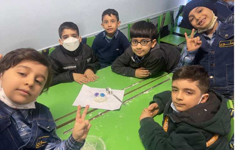 مبحث آدم برفی هفته ملی علوم دانش آموزان پایه اول دبستان 15