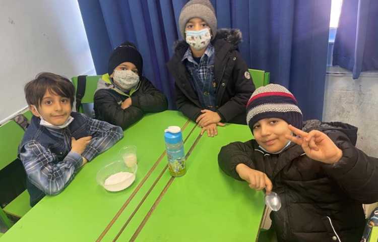 مبحث آدم برفی هفته ملی علوم دانش آموزان پایه اول دبستان 2