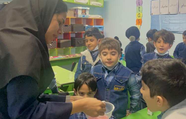 مبحث آدم برفی هفته ملی علوم دانش آموزان پایه اول دبستان 20