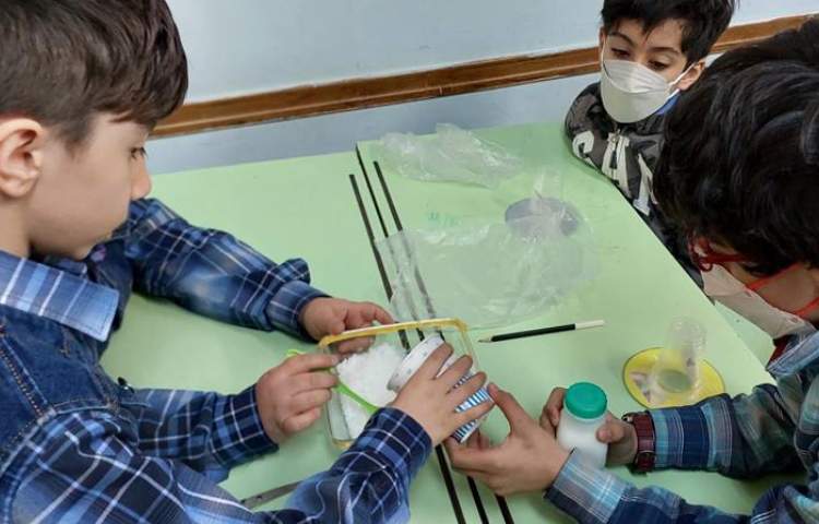 مبحث آدم برفی هفته ملی علوم دانش آموزان پایه دوم دبستان 7