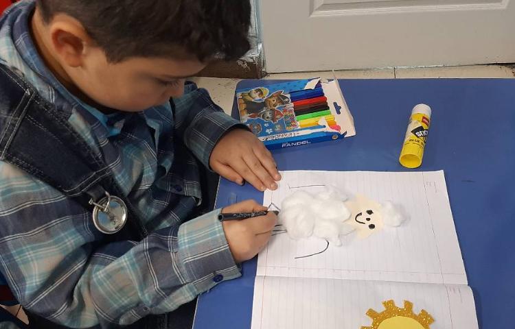 :مبحث زبان آموزی، ساخت کار دستی گوسفند 1