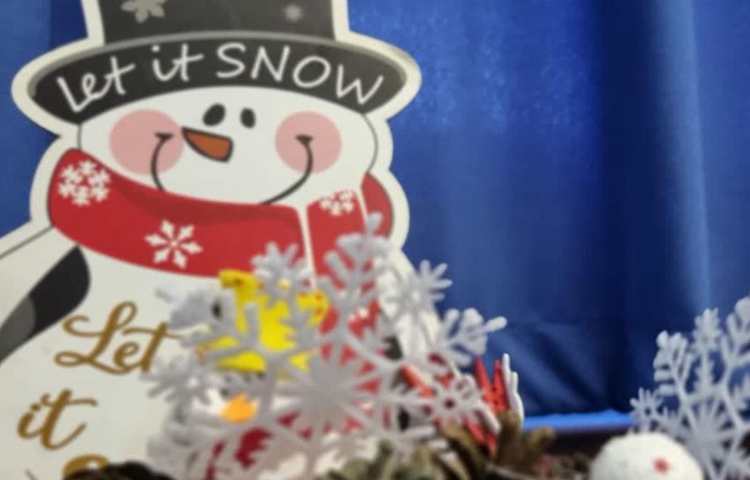 مبحث ساخت آدم برفی هفته ملی علوم دبستان علوی 2