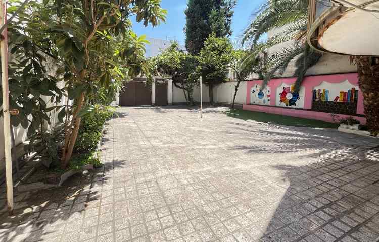 حیاط متوسطه اول دخترانه علوی گرگان