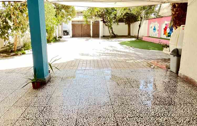 حیاط متوسطه اول دخترانه علوی گرگان