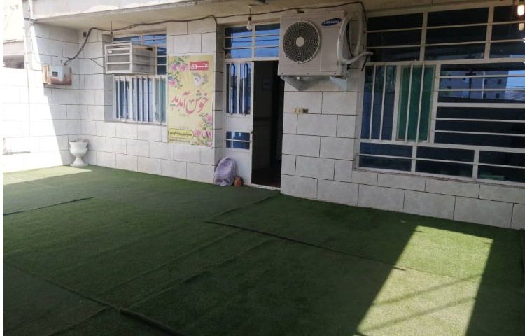 حیاط متوسطه اول دخترانه فرهیخته علوی مسجد سلیمان