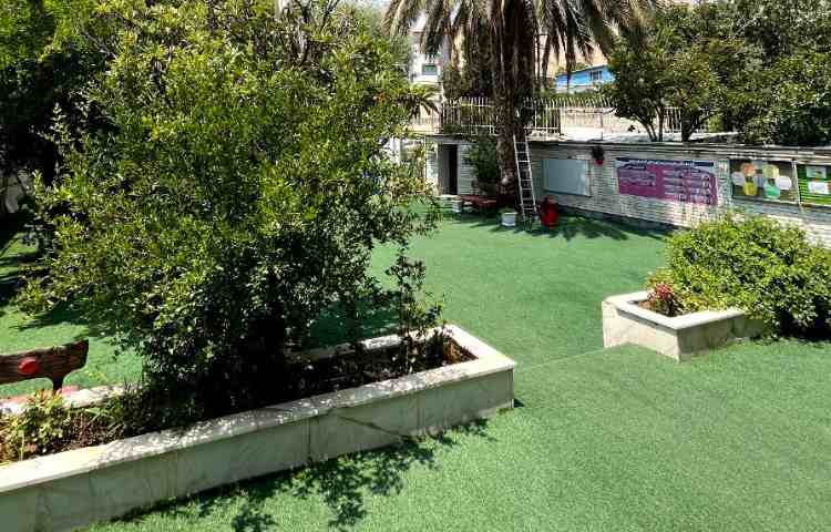 حیاط متوسطه اول دخترانه ناحیه 1 شیراز - فرهنگ شهر