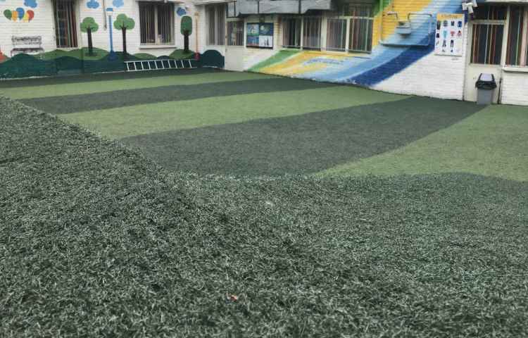 حیاط متوسطه دوم دخترانه ناحیه 1 تبریز - آبرسان