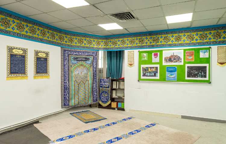 نمازخانه متوسطه دوم پسرانه منطقه 11 تهران - جمهوری