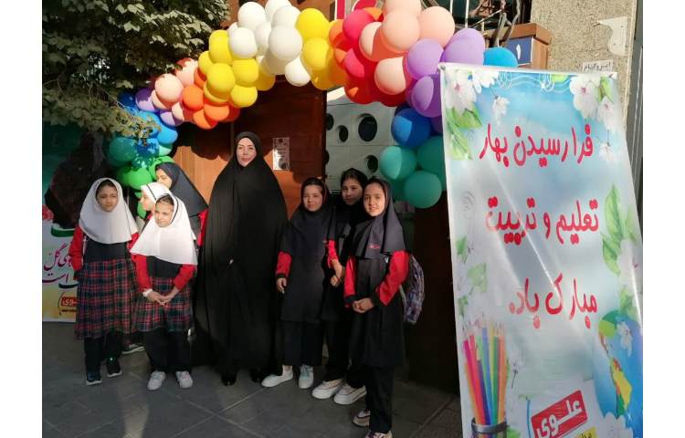 مراسم بازگشایی دبستان