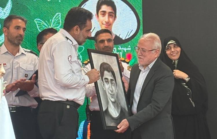 مراسم بازگشایی و یادبود شهید آرمین باکویی 8