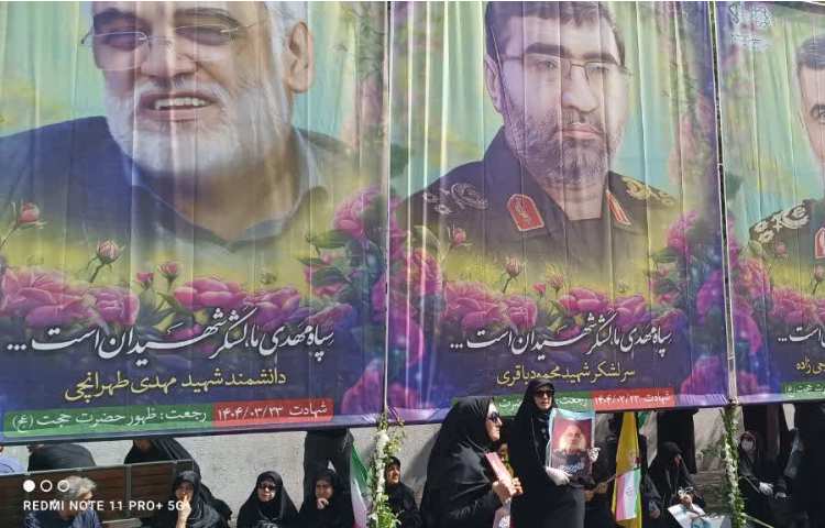 مراسم تشییع شهدا 4