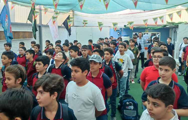 مراسم صبحگاهی زبانی 3