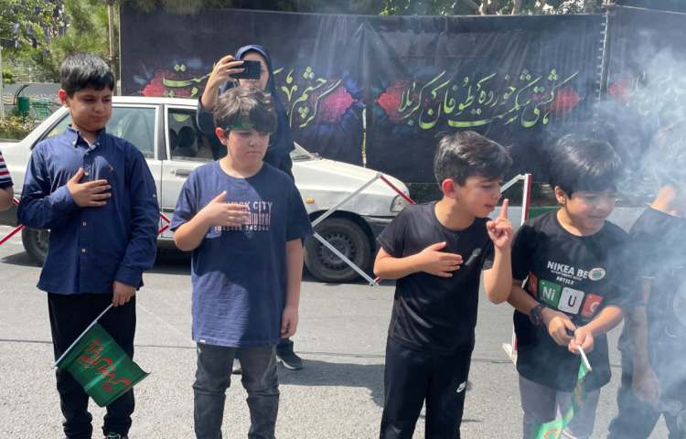 : مراسم عزاداری دانش آموزان علوی 11