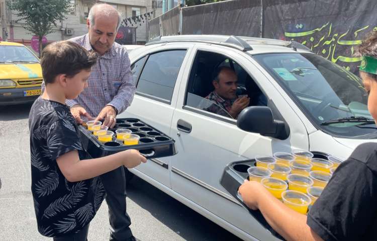 : مراسم عزاداری دانش آموزان علوی 18