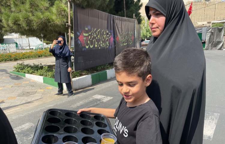 : مراسم عزاداری دانش آموزان علوی 19