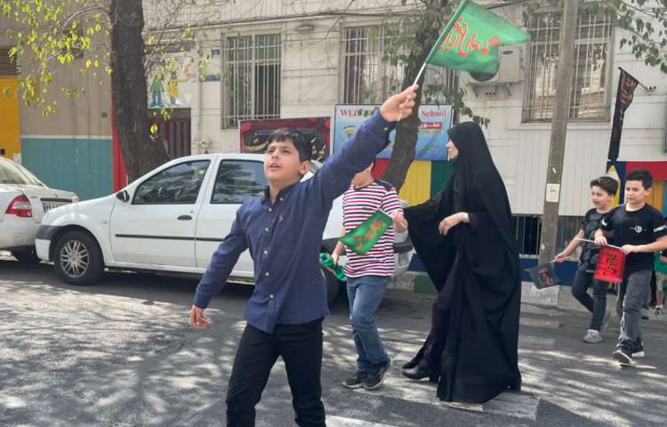 : مراسم عزاداری دانش آموزان علوی 2