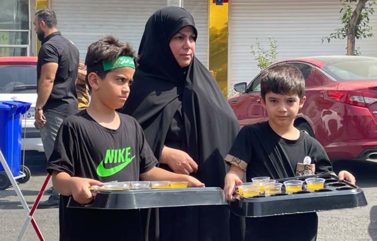 : مراسم عزاداری دانش آموزان علوی 23