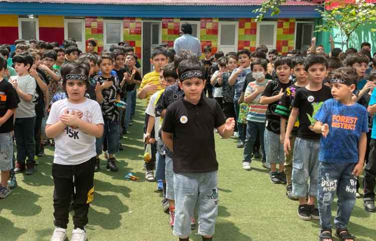 : مراسم عزاداری دانش آموزان علوی 24