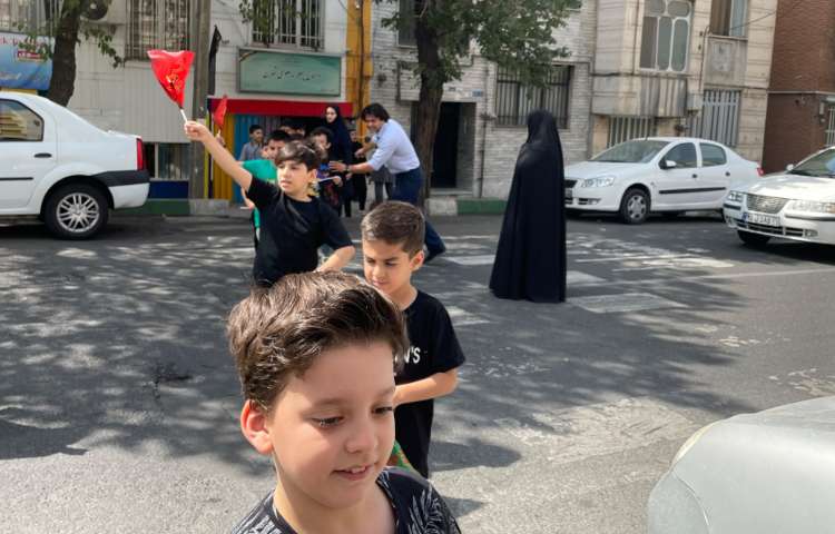 : مراسم عزاداری دانش آموزان علوی 3