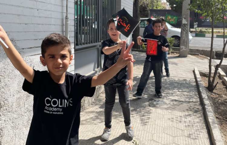 : مراسم عزاداری دانش آموزان علوی 4