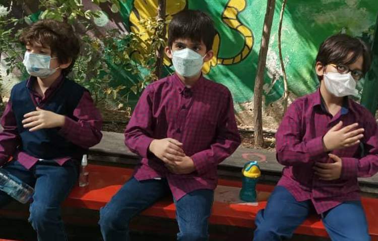 مراسم عزاداری پسران عزیز دبستان پسرانه علوی شرق