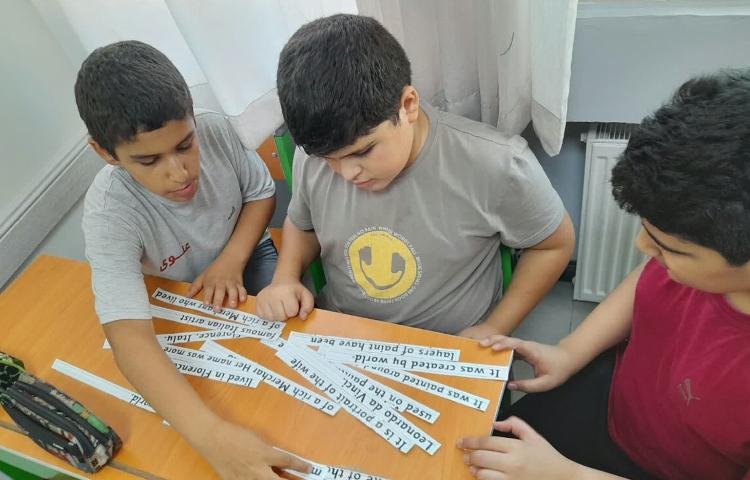 مرتب کردن جملات متن 1