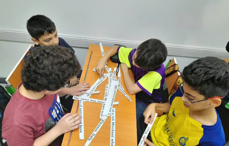 مرتب کردن جملات متن 2