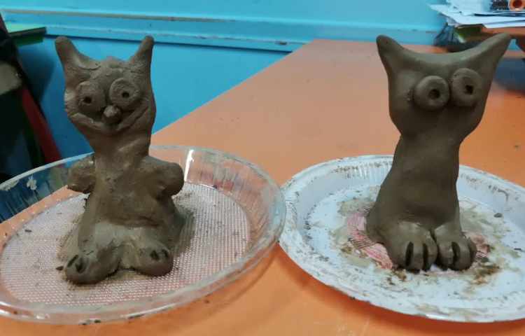 مرحله اول کار با سفال 1