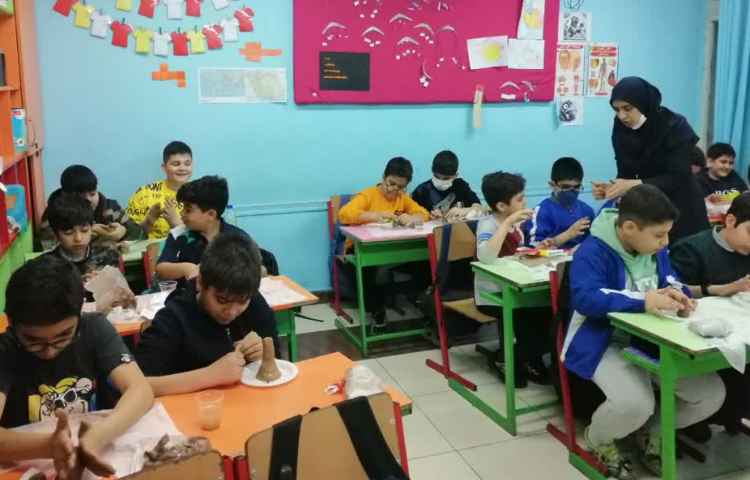 مرحله اول کار با سفال 2