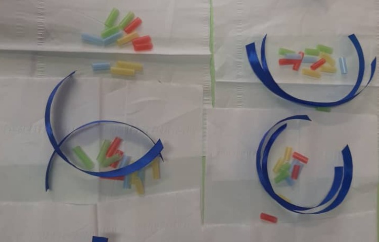 :مرور الگو و ساخت دستبند با نی و روبان، کلاس توت فرنگی 2