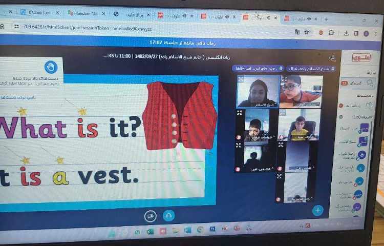 مرور لغات و تمرین روخوانی 3