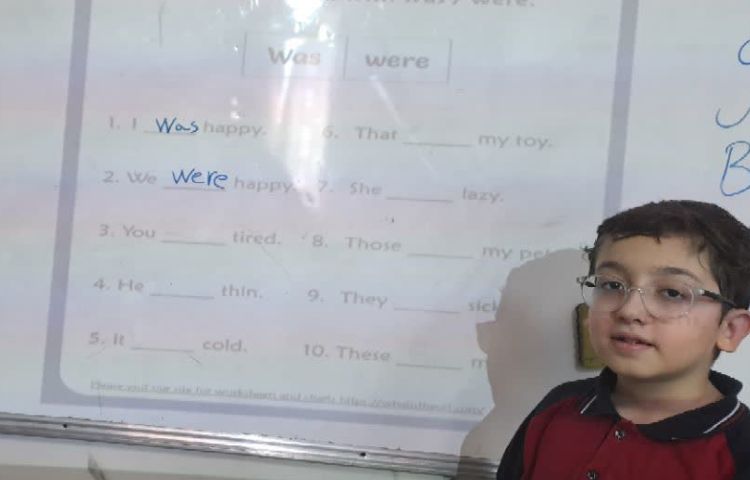 مرور گرامر was ,were 2