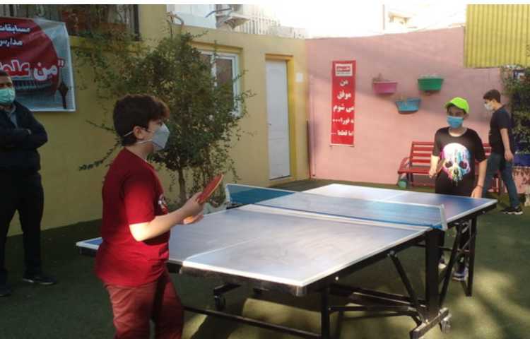 مسابقات درون مدرسه ای رشته پینگ پنگ 2