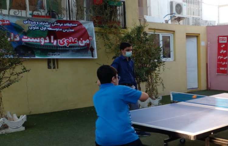 مسابقات درون مدرسه ای رشته پینگ پنگ 7