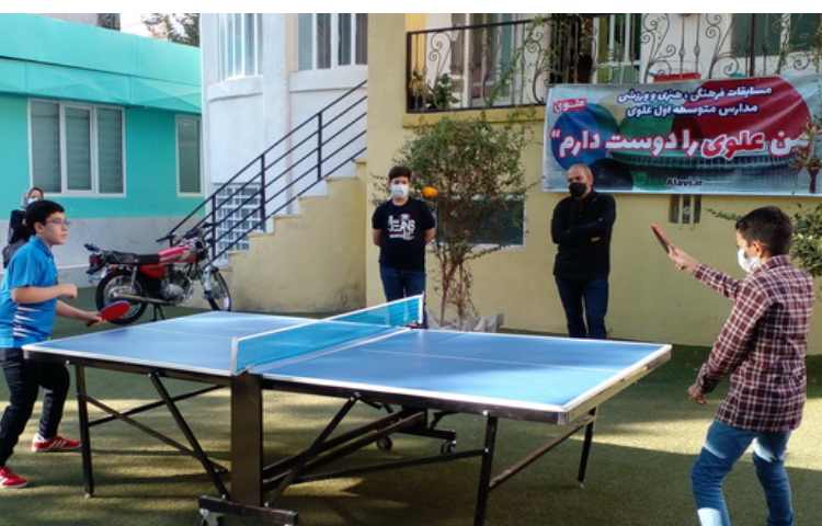 مسابقات درون مدرسه ای رشته پینگ پنگ 8