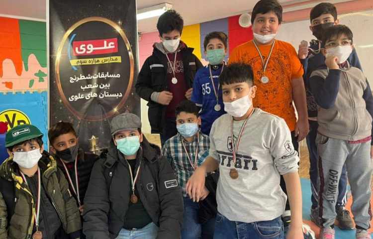 مسابقات شطرنج بین شعب دبستانهای علوی 11